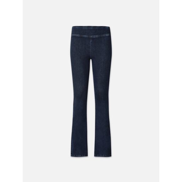 Frame 'The Jetset' Blue Crop Mini Boot Size 0